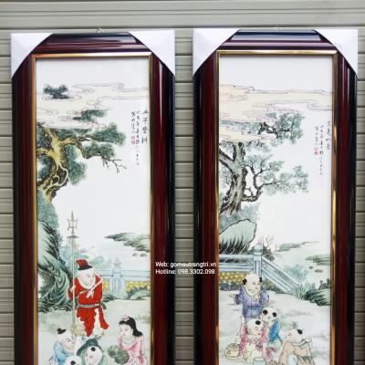 Tranh sứ Ngũ Phúc Lâm Môn - dòng tranh sứ của gốm sứ Giang Tây cao cấp